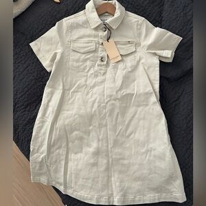 Scotch & Soda Short Sleeve Denim Polo Dress. Size S.